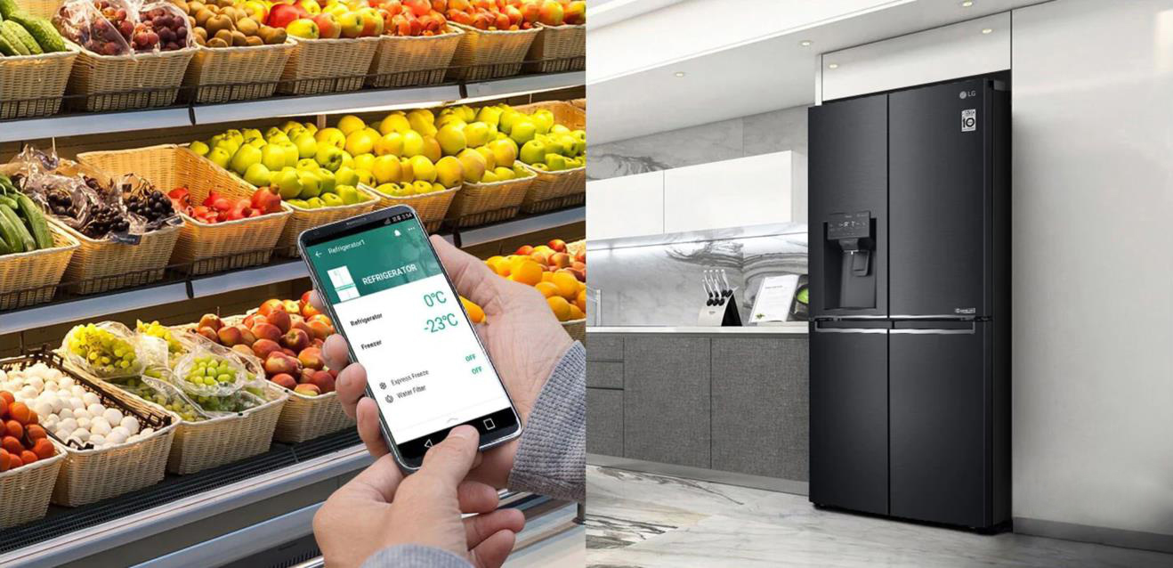 Chiếc tủ lạnh mới của LG được trang bị nhiều tính năng hiện đại