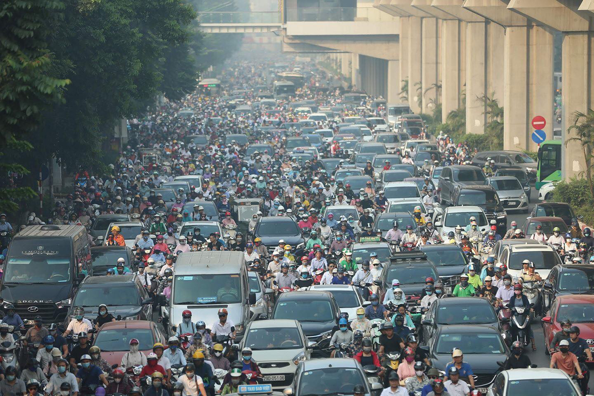 Tắc đường đang là nỗi nhức nhối của giao thông Việt Nam